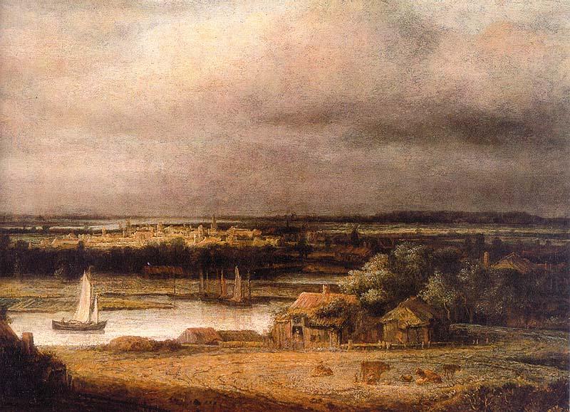 Philips Koninck Wide River Landscape china oil painting image
